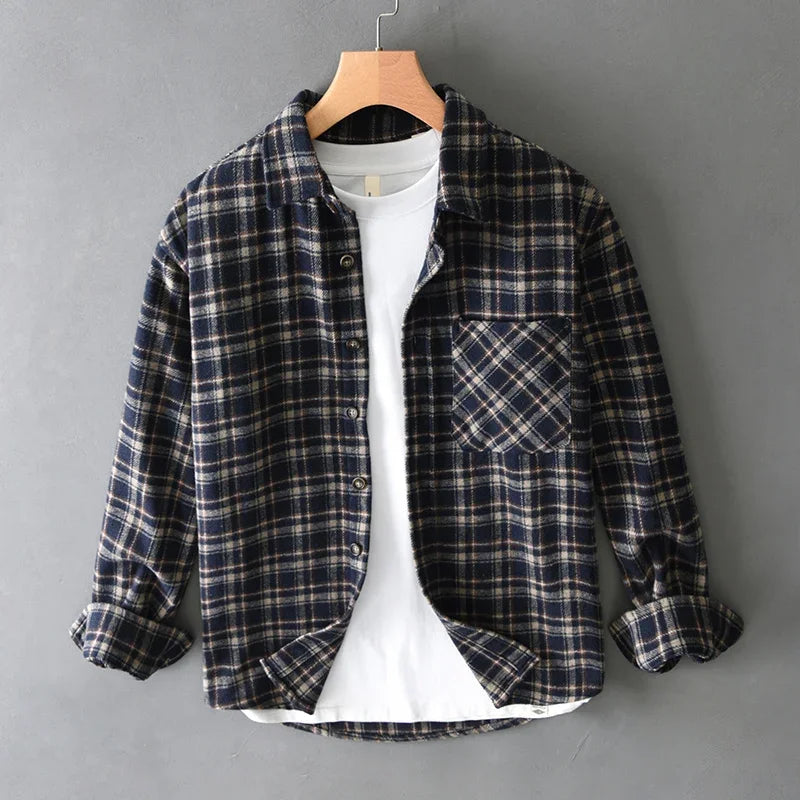 Men's "Satori" Retro Plaid Shirt