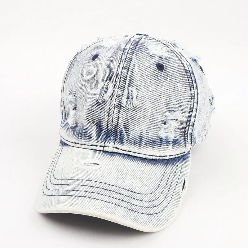 Unisex Retro Washed Denim Hat