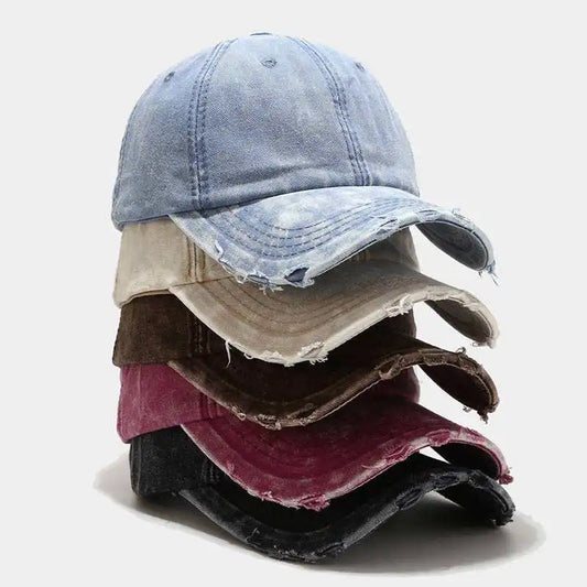 ClassicCool Ripped Denim Cap