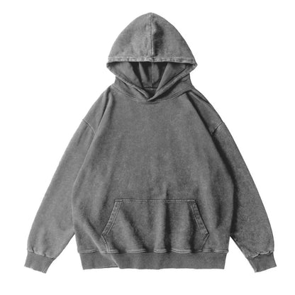 RetroFlex Oversized Washed Hoodie