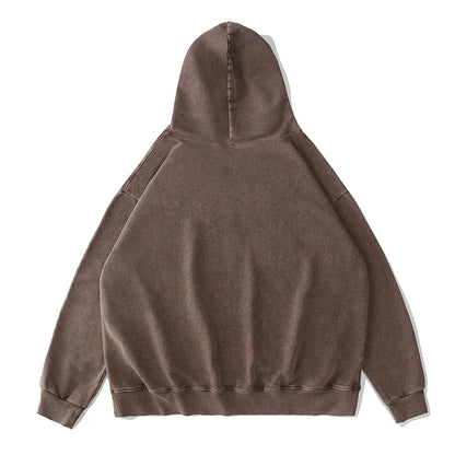 RetroFlex Oversized Washed Hoodie