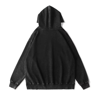 RetroFlex Oversized Washed Hoodie